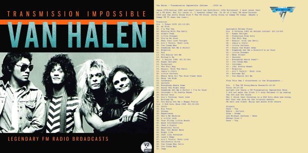 画像1: V2■ヴァン・ヘイレン Transmission Impossible (Deluxe 2019) Van Halen CD (1)