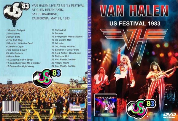 画像1: ヴァン・ヘイレン US Festival 1983 VAN HALEN DVD (1)