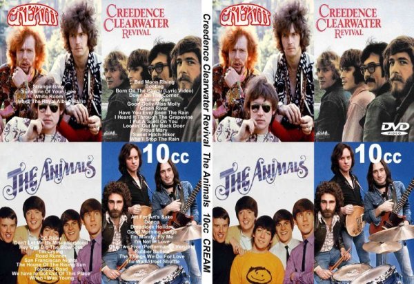 画像1: CCR The Animals 10cc CREAM ビンテージ DVD (1)