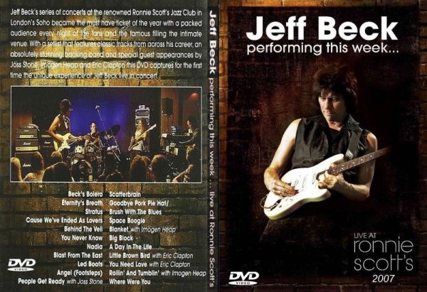 画像1: ジェフ・ベック 2007 Ronnie Scott Jeff Beck DVD (1)
