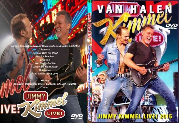 画像1: ヴァンヘイレン Jimmy Kimmel 2015 デイヴ復帰初プロ Van Halen DVD (1)