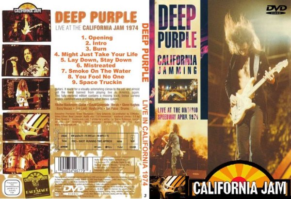 画像1: ディープパープル 3 California Jam 1974 Deep Purple DVD (1)