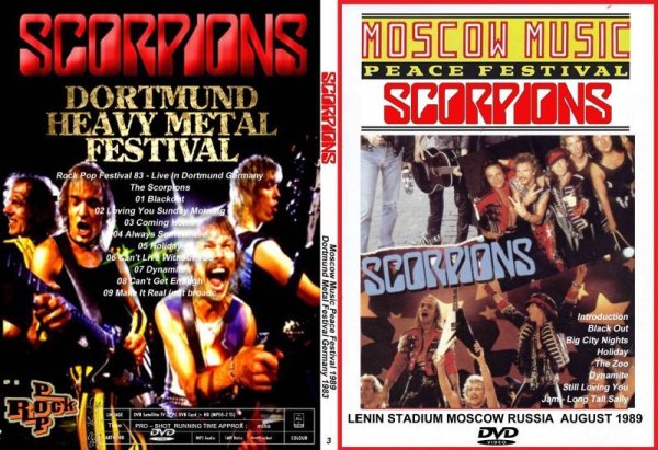 画像1: スコーピオンズ3 ドイツ83 モスクワ89 Scorpions DVD (1)