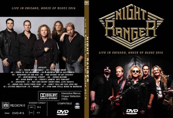 画像1: ナイトレンジャー2016 Chicago NIGHT RANGER DVD (1)