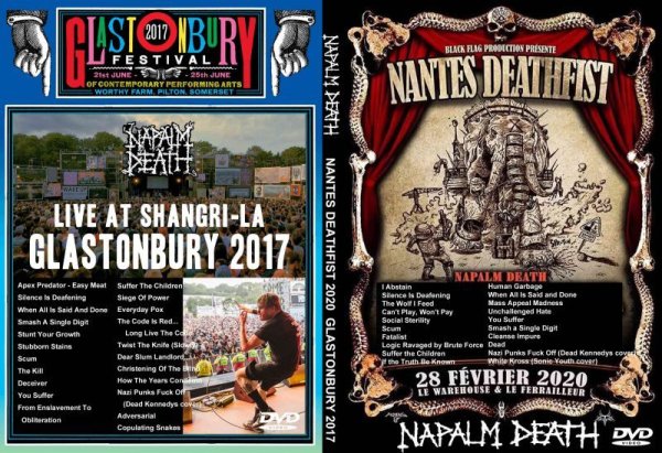 画像1: ナパーム・デス 2020 2017 超高画質プロショット Napalm Death DVD (1)