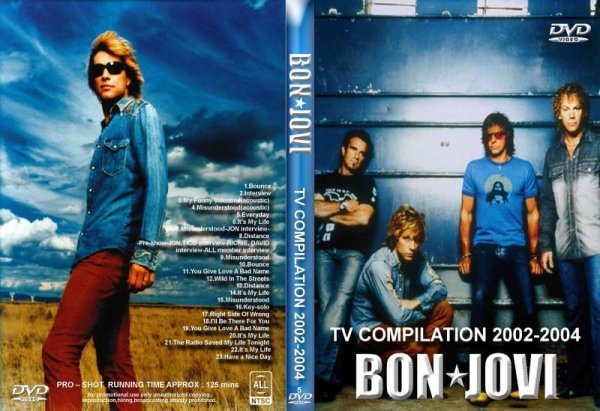 画像1: 5 BON JOVI TVコンピレーション 2002-2004 DVD (1)