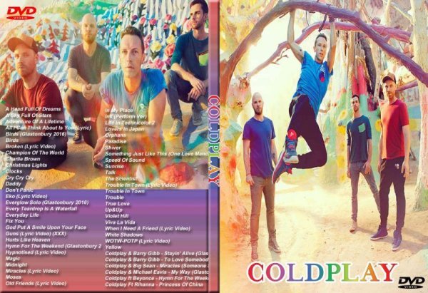画像1: コールドプレイ 2枚 2020 高画質プロモ集58曲 Coldplay DVD (1)