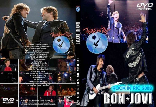 画像1: 25 BON JOVI ROCK IN RIO 2008 DVD (1)