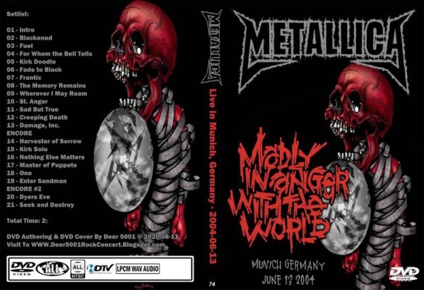 画像1: 74 メタリカ Munich Germany 2004 Metallica DVD (1)
