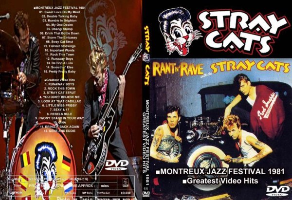 画像1: 11 ストレイキャッツ 初期モントリージャズ81+プロモ STRAY CATS DVD (1)