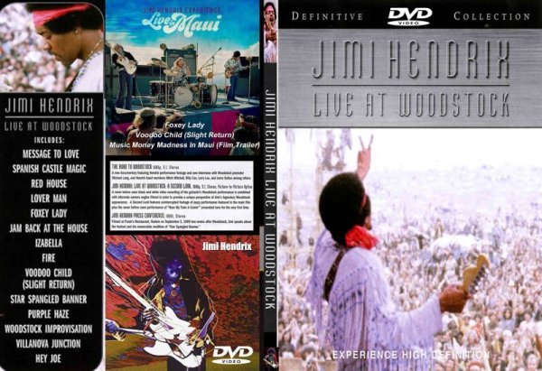 画像1: ジミ・ヘンドリックス Woodstock1969  Maui1970 Jimi Hendrix DVD (1)
