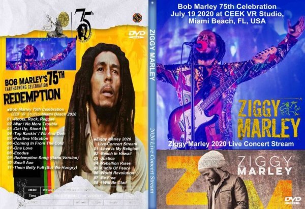 画像1: ジギーマーリー2020 ボブ・マーリー生誕75周年 Bob Marley Ziggy Marley DVD (1)