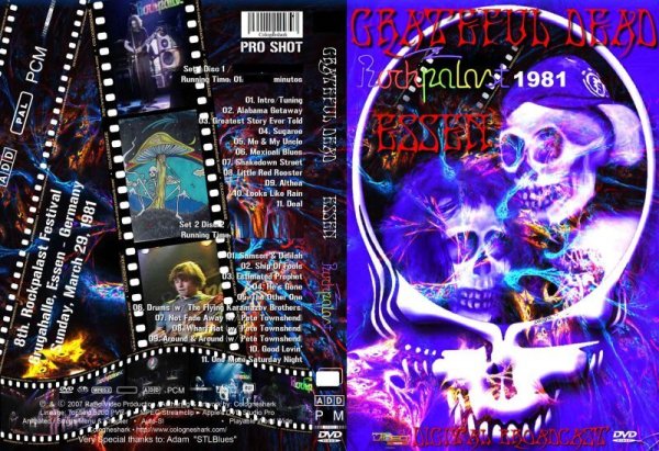 画像1: Grateful Dead 2枚 1981 Rockpalast DVD (1)