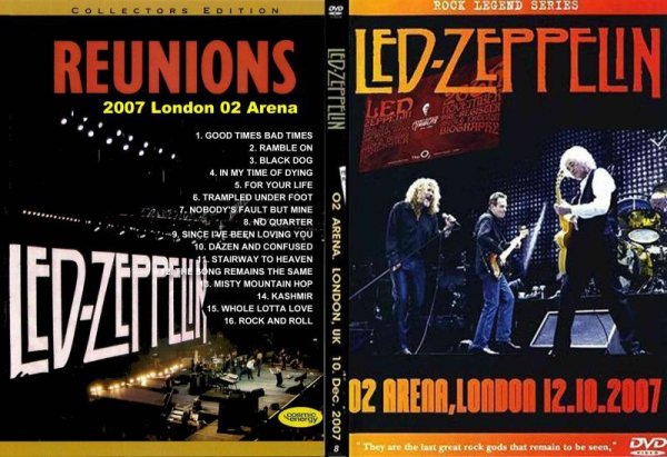 画像1: 8 レッド・ツェッペリン 2007 London 02 Arena Led Zeppelin DVD (1)