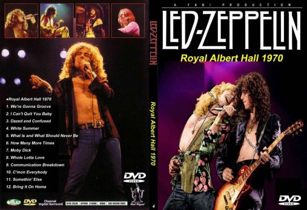画像1: 4 レッド・ツェッペリンRoyal Albert Hall 1970 Led Zeppelin DVD (1)