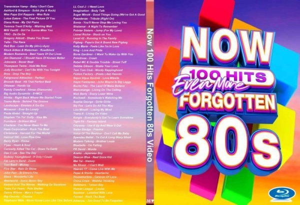 画像1: ブルーレイ36▼80年代100曲プロモ Now 100 Hits Forgotten 80s Blu-ray (1)