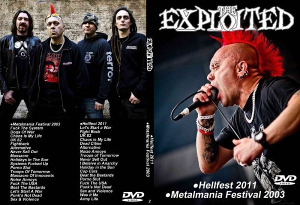 画像1: The Exploited(2) 2011+2003 プロショット DVD (1)