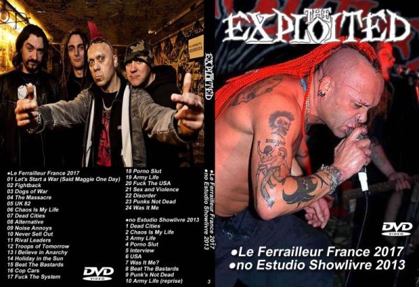 画像1: The Exploited(3) 2017+2013 プロショット DVD (1)