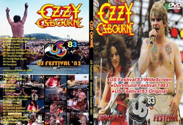 画像1: 10 オジー・オズボーン US Festival 83年全てジェイク Ozzy Osbourne DVD (1)