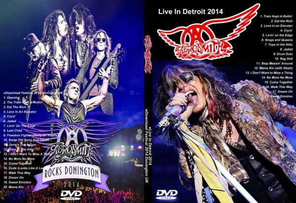 画像1: エアロスミス 2枚 2014 UK+Detroit AEROSMITH DVD (1)