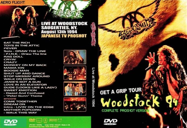 画像1: エアロスミス Woodstock 1994 AEROSMITH DVD (1)