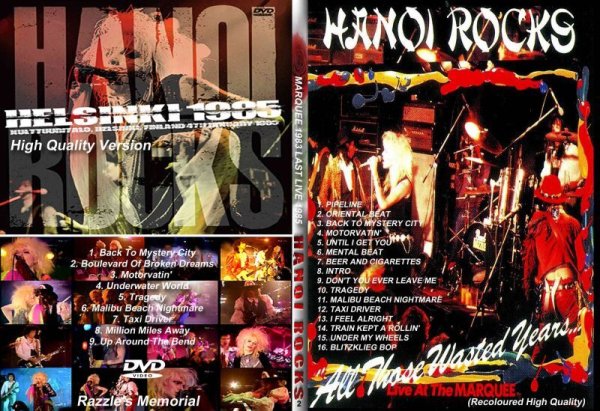 画像1: 2 HANOI ROCKS MARQUEE 1983 LAST LIVE 1985 DVD (1)