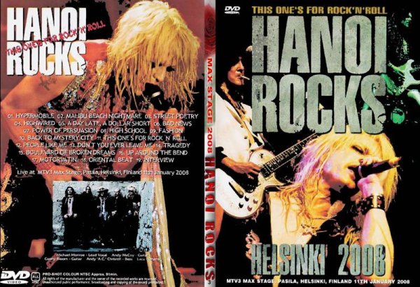 画像1: 3 HANOI ROCKS MTV3 MAX Stage 2008 DVD (1)