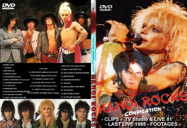 画像1: 6 HANOI ROCKS 初期 FINLAND COMPILATION DVD (1)