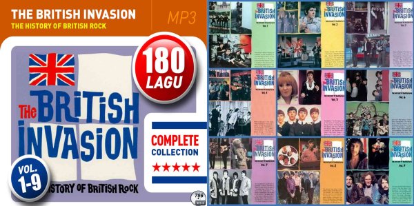 画像1: 796■180曲 The British Invasion - History Of British Rock CD (1)