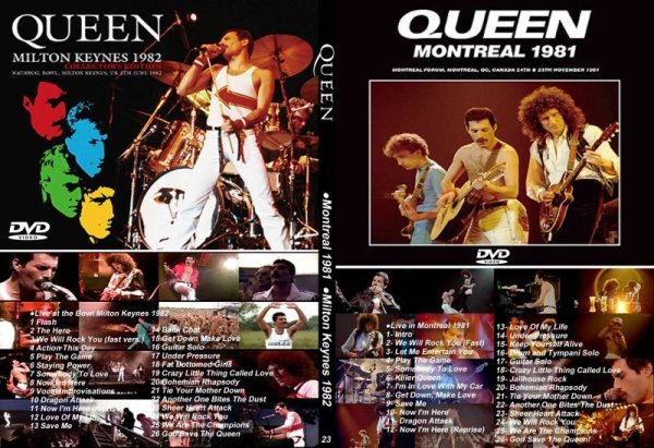 画像1: 23DL クイーン●Montreal 1981●Milton Keynes 1982 Queen DVD (1)
