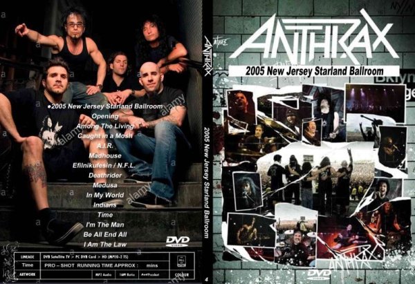 画像1: 4 アンスラックス 2005 New Jersey ANTHRAX DVD (1)