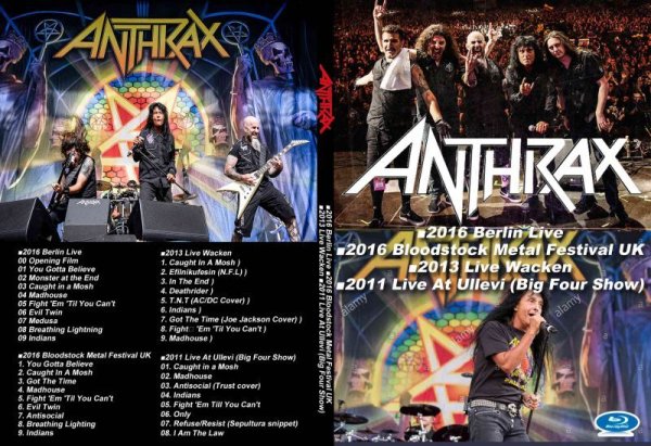 画像1: ブルーレイ アンスラックス 2016ライブ集 Anthrax Blu-ray (1)