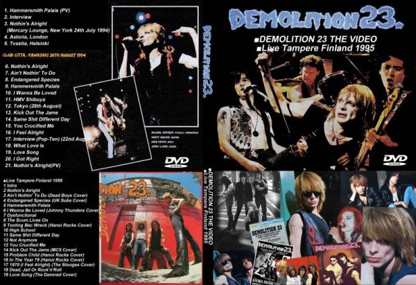 画像1: DEMOLITION 23 DL●THE VIDEO●Finland 1995 (Hanoi Rocks) DVD (1)