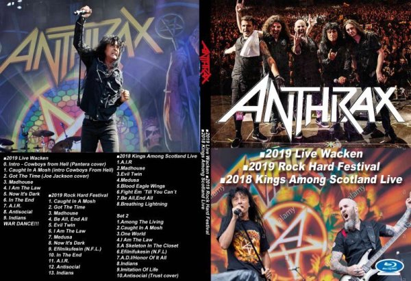 画像1: ブルーレイ アンスラックス 2019ライブ集 Anthrax Blu-ray (1)