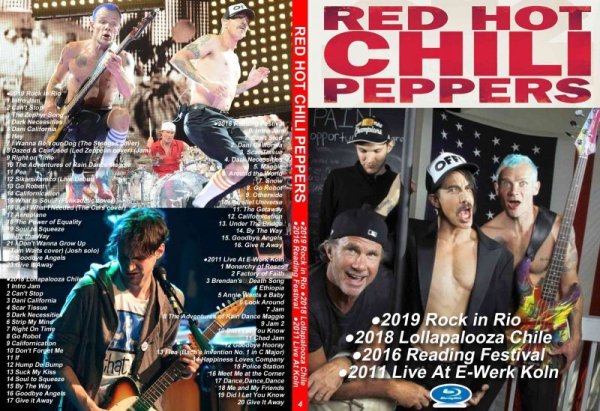 画像1: ブルーレイ(4) レッチリ 2019-2011 Red Hot Chili Peppers Blu-ray (1)