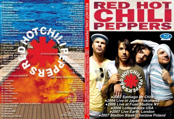 画像1: ブルーレイ(2) レッチリ 2002-2007 Red Hot Chili Peppers Blu-ray (1)