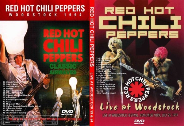 画像1: レッチリDL 伝説のWoodstock 99+94 Red Hot Chili Peppers DVD (1)