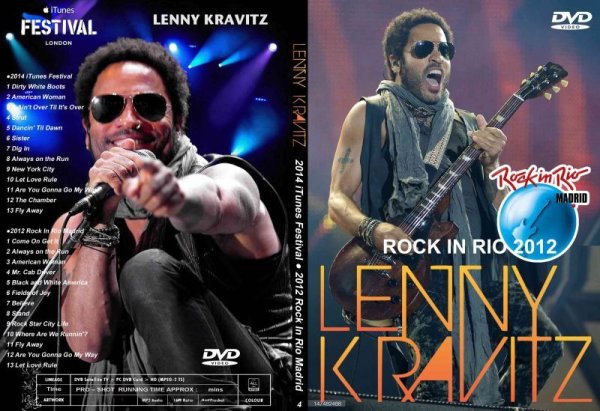 画像1: 4DL レニー・クラヴィッツ 2012RIO●2014iTunes Lenny Kravitz DVD (1)