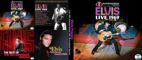 画像1: E16■2枚 エルヴィス・プレスリー 『Live 1969』『American Sound 1969』『68 Comeback Special』Elvis Presley MP3 CD (1)