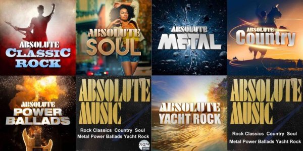 画像1: DV274■255曲Absolute Rock Classics Country Soul Metal Power Ballads Yacht MP3DVD (1)