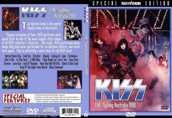 画像1: 3 KISS 1980 シドニー DVD (1)