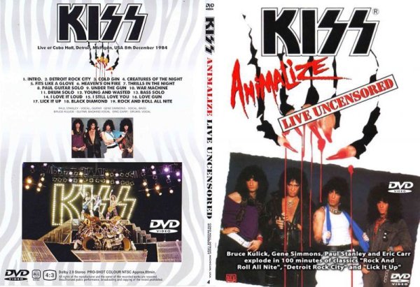 画像1: 4 KISS 1984ノーメイク時代ミシガン DVD (1)