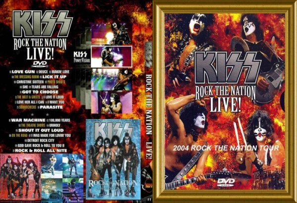 画像1: 11 KISS 2004 Rock The Nation DVD (1)