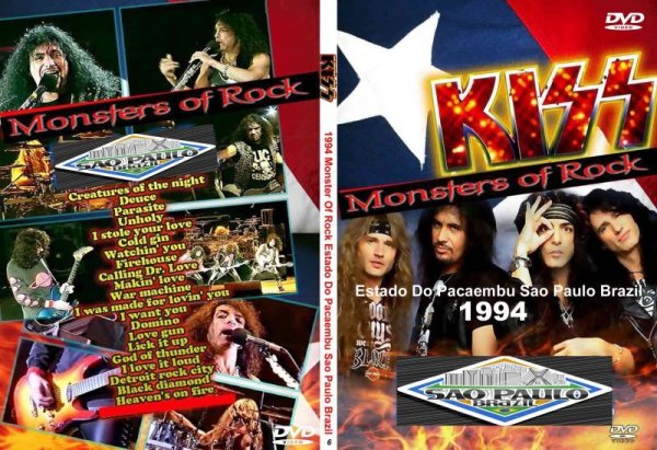 画像1: 6 KISS 1994 Monster Of Rock ノーメイク時代 DVD (1)
