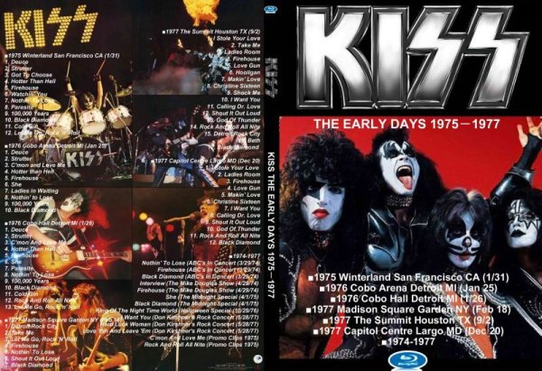 画像1: ブルーレイ KISS 70年代ライブ集 全高画質 Blu-ray (1)