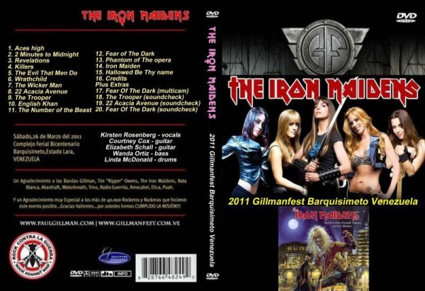 画像1: 女 THE IRON MAIDENS 2011 Gillmanfest アイアンメイデンズ DVD (1)