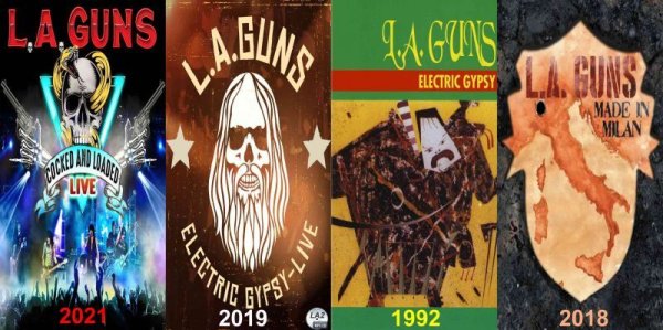 画像1: LA2■L.A. GUNS 最新ライブ 2021 2019 2018+1992LA GUNS CD (1)