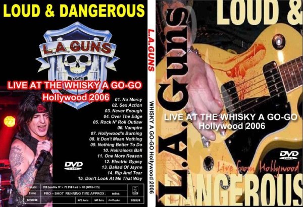 画像1: L.A GUNS 2006 ハリウッド Whisky A Go-Go LA GUNS DVD  (1)