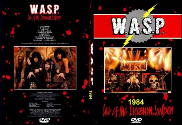画像1: W.A.S.P. 1984 Live at the Lyceum WASP DVD (1)