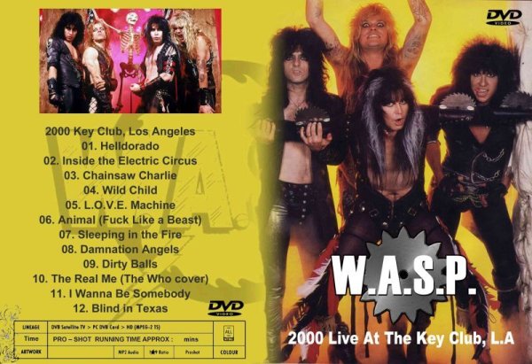 画像1: W.A.S.P. 2000 Live At The Key Club WASP DVD (1)